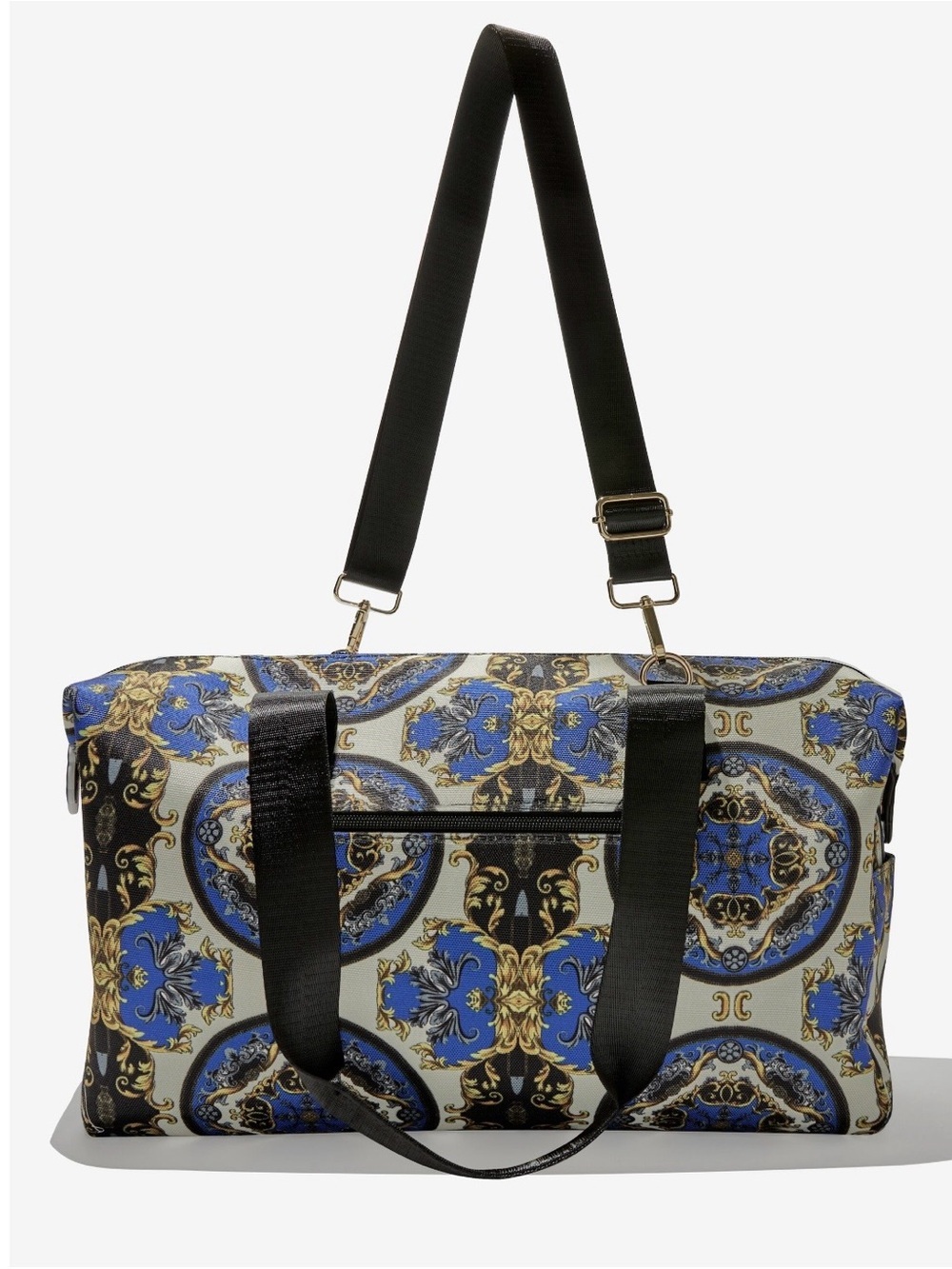 ⚡️NWT Alice + Olivia Regal Romance Sapphire Duffle Tote - Picture 3 of 9